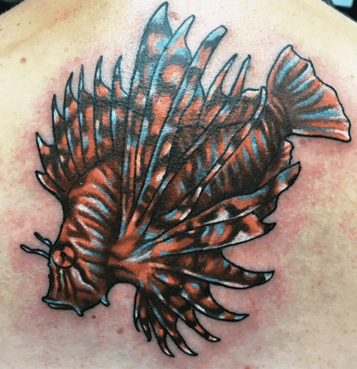 Tropical Fish Tattoo Shot