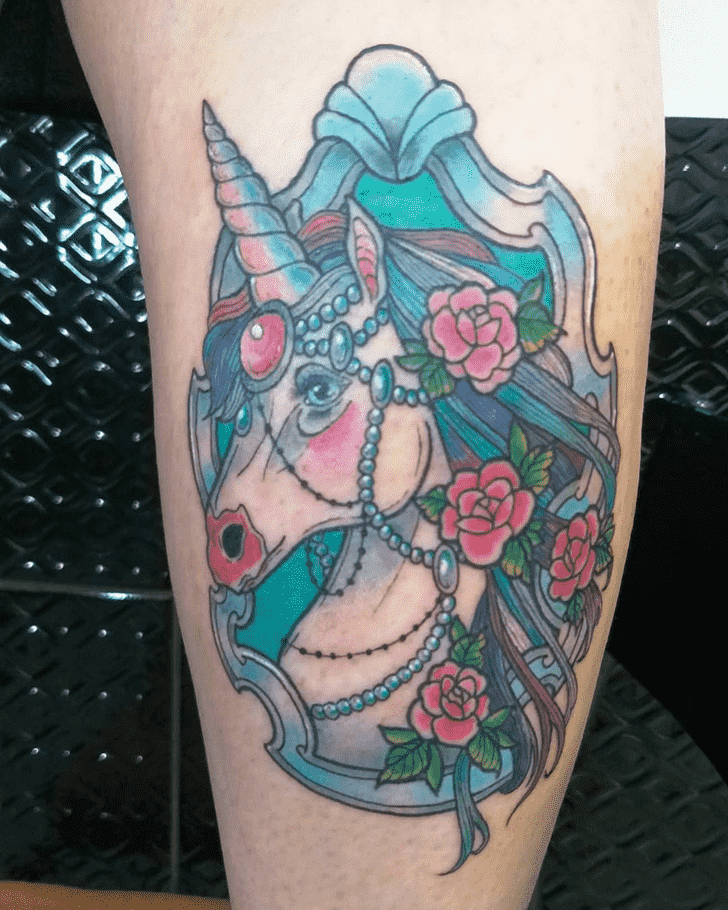 Unicorn Tattoo Portrait
