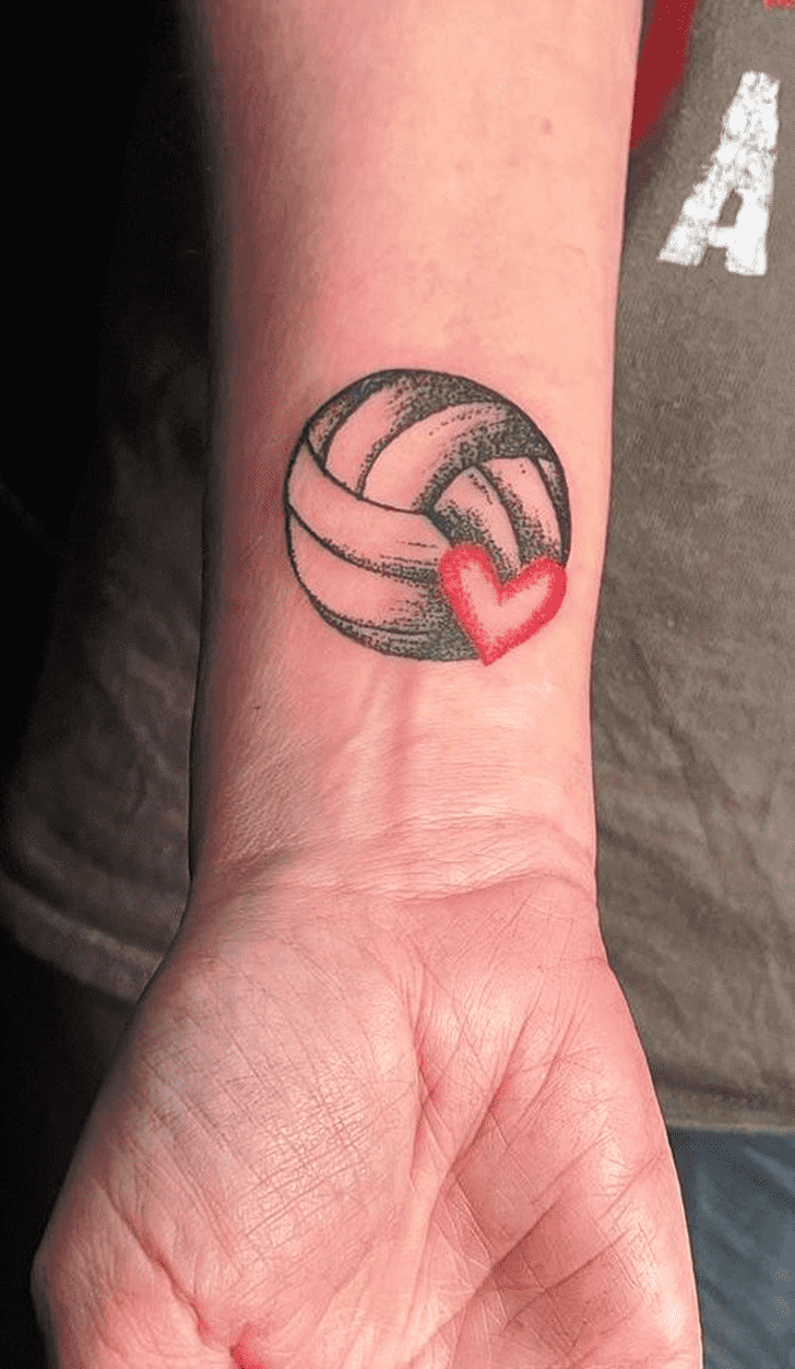 Volleyball Tattoo Design Image