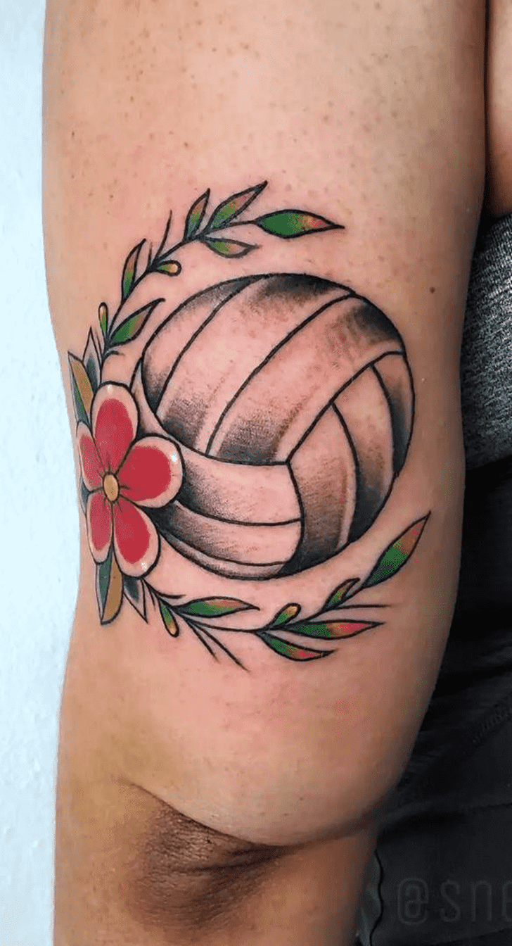 Volleyball Tattoo Photo
