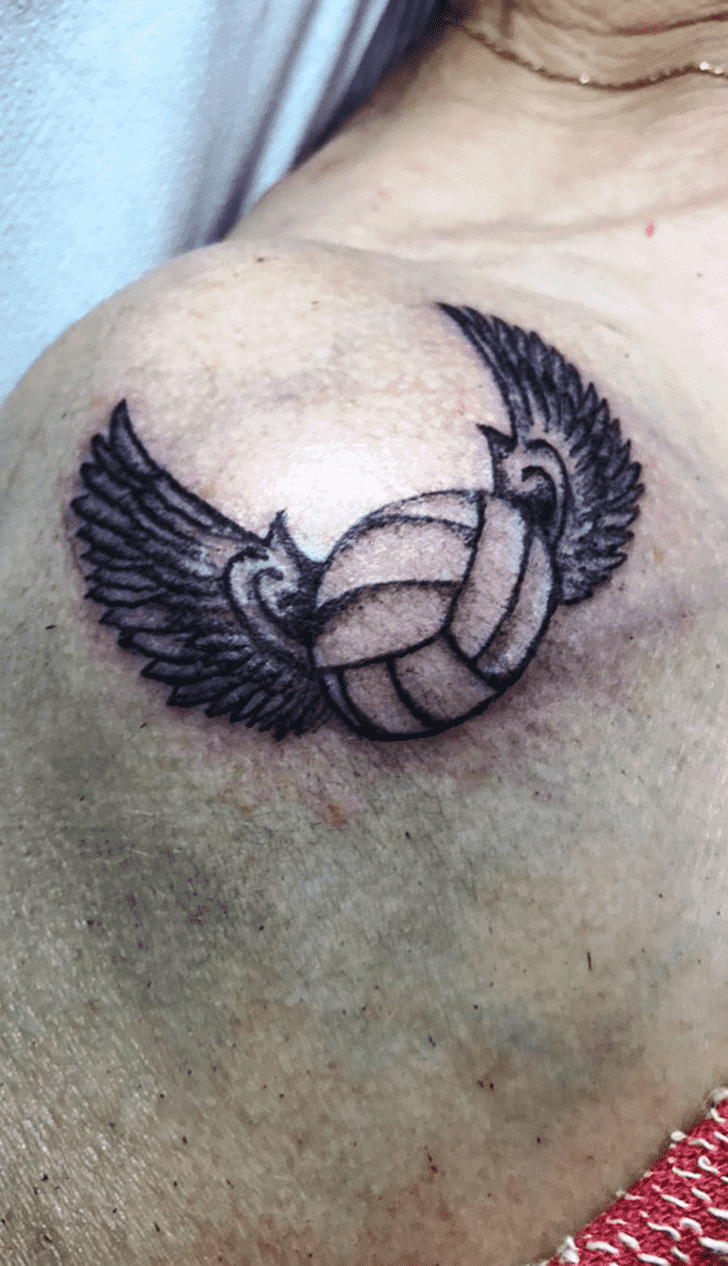 Volleyball Tattoo Photo