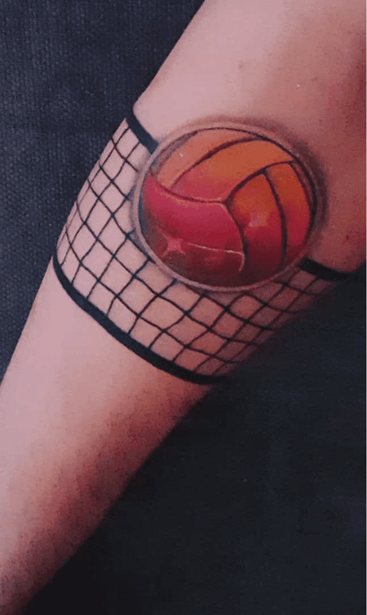 Volleyball Tattoo Photograph