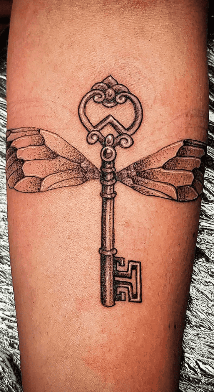 Winged Keys Tattoo Picture