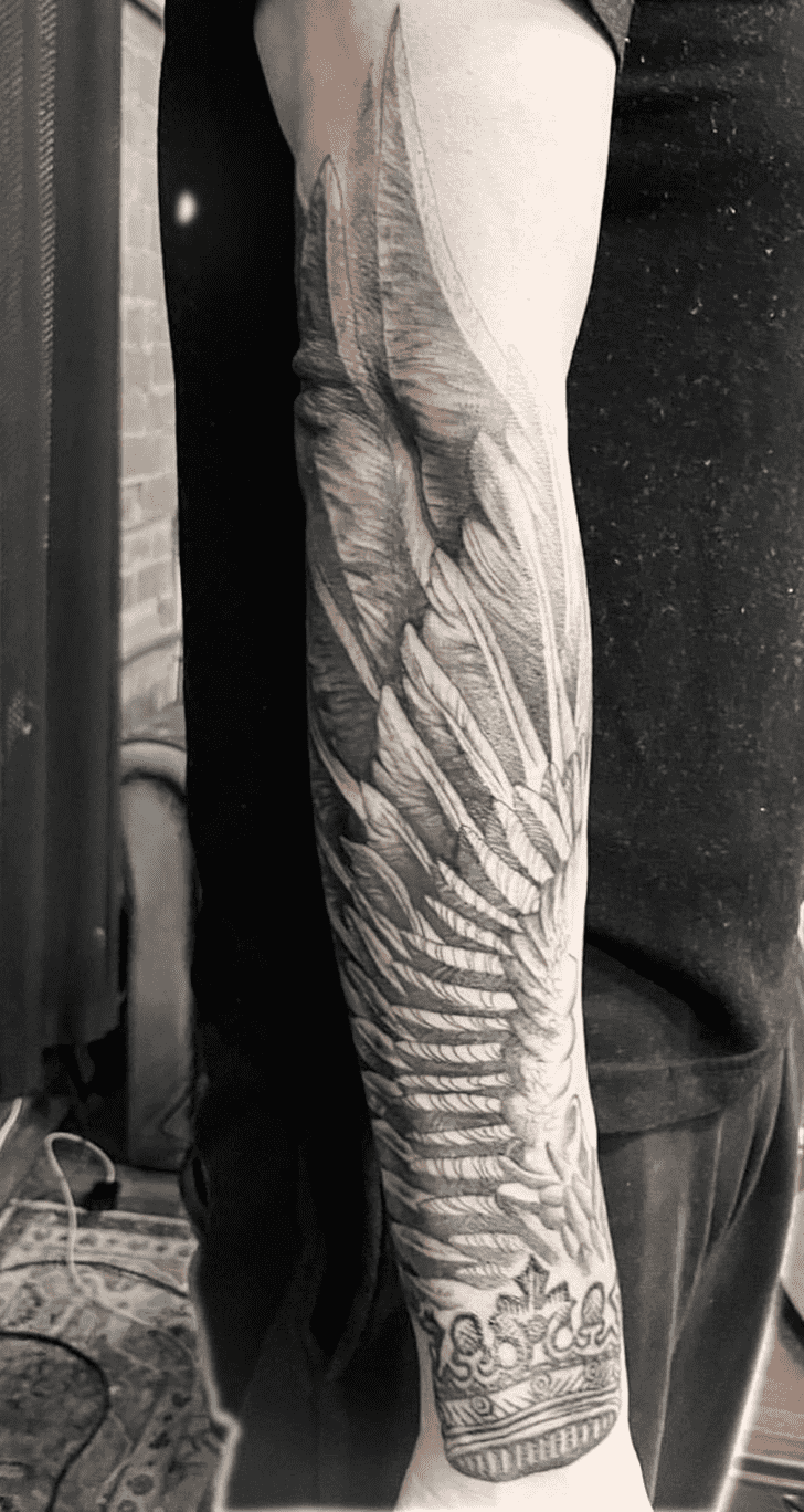 Wings Tattoo Portrait