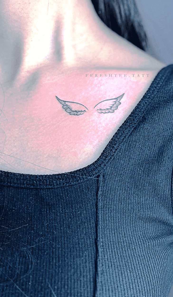 Wings Tattoo Portrait