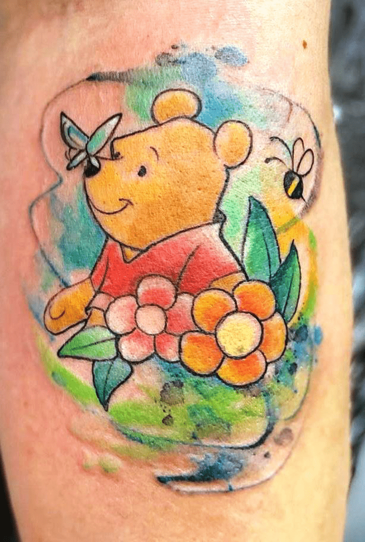 Winnie The Pooh Tattoo Shot