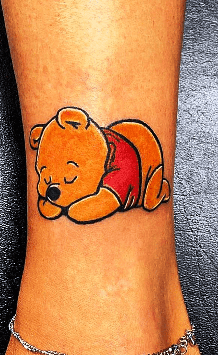 Winnie The Pooh Tattoo Portrait