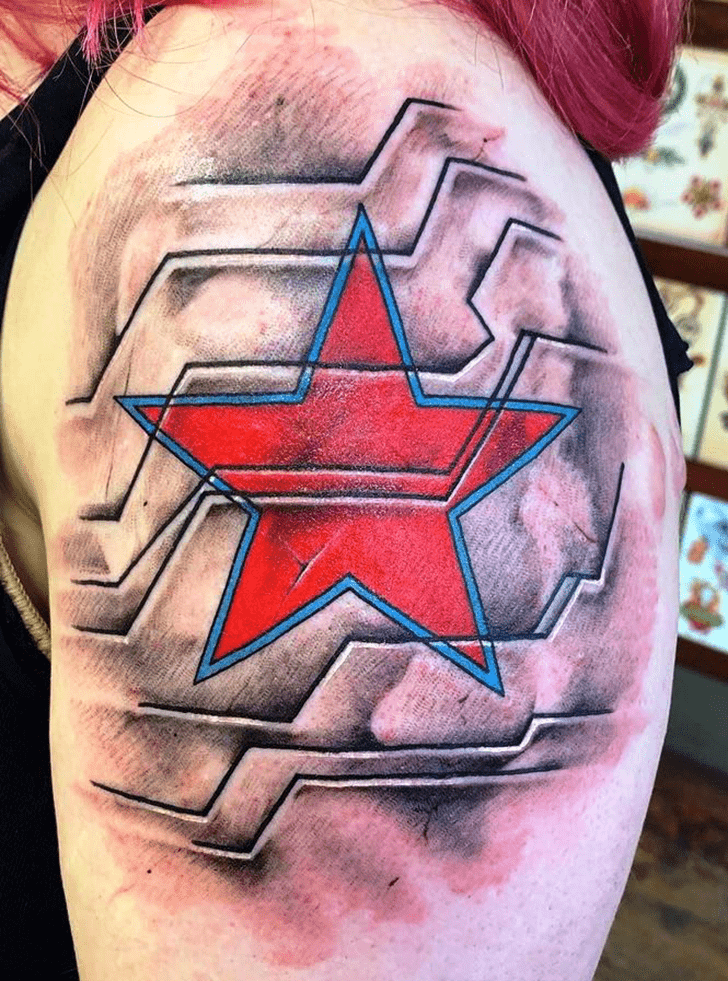 Winter Soldier Tattoo Shot