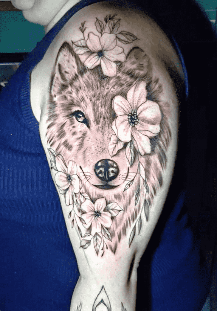 Wolf Tattoo Photograph