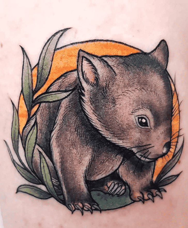 Wombat Tattoo Shot