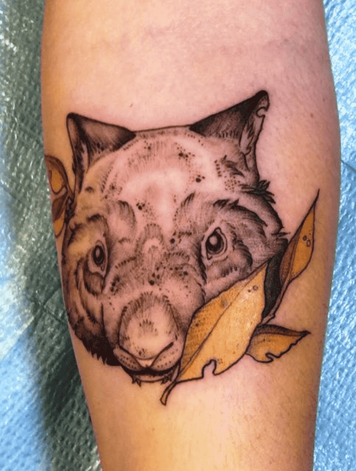 Wombat Tattoo Design Image
