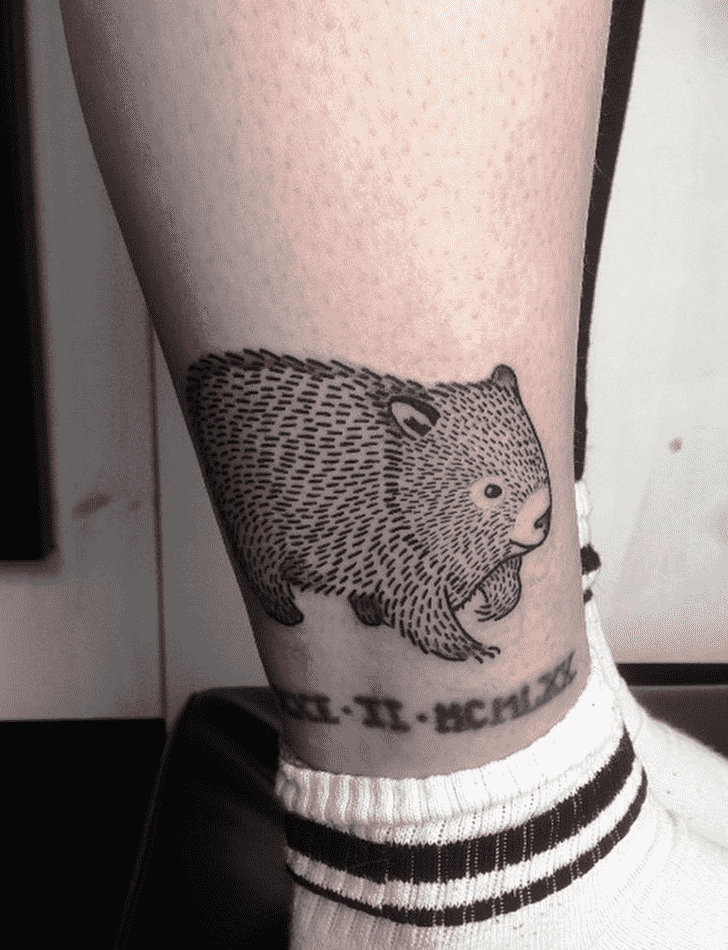 Wombat Tattoo Photograph