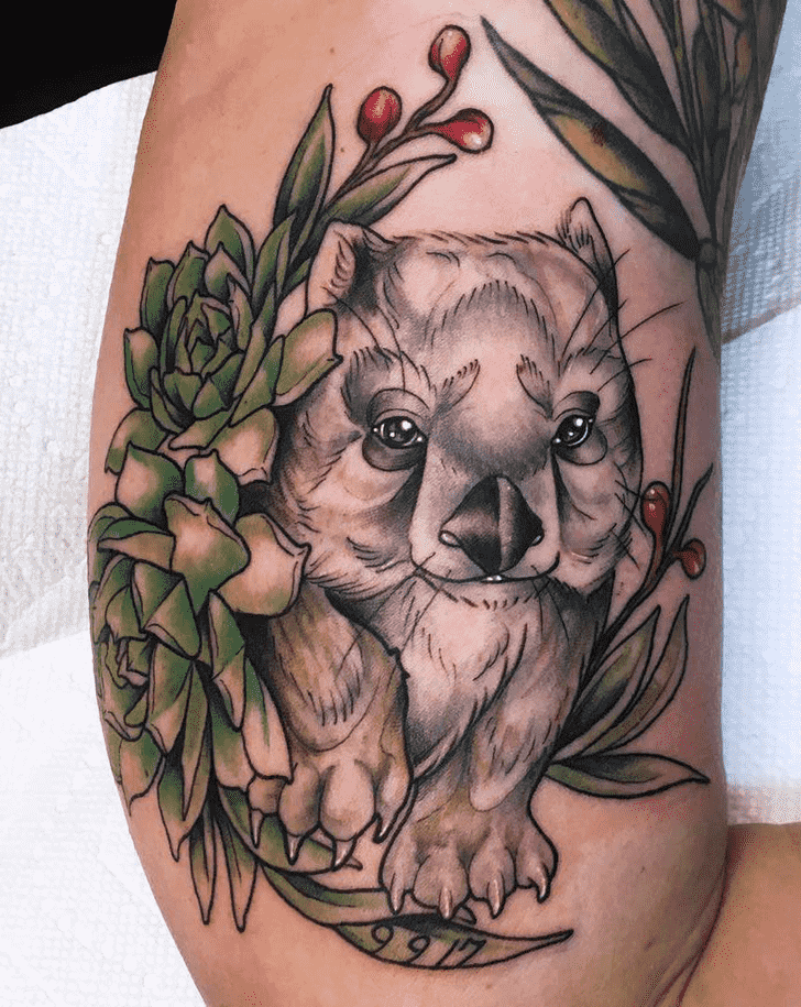 Wombat Tattoo Figure