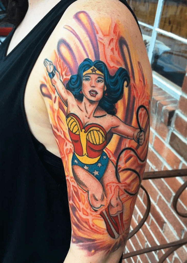 Wonder Woman Tattoo Photograph