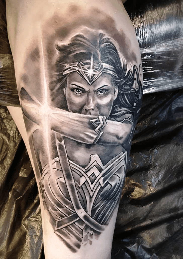 Wonder Woman Tattoo Portrait