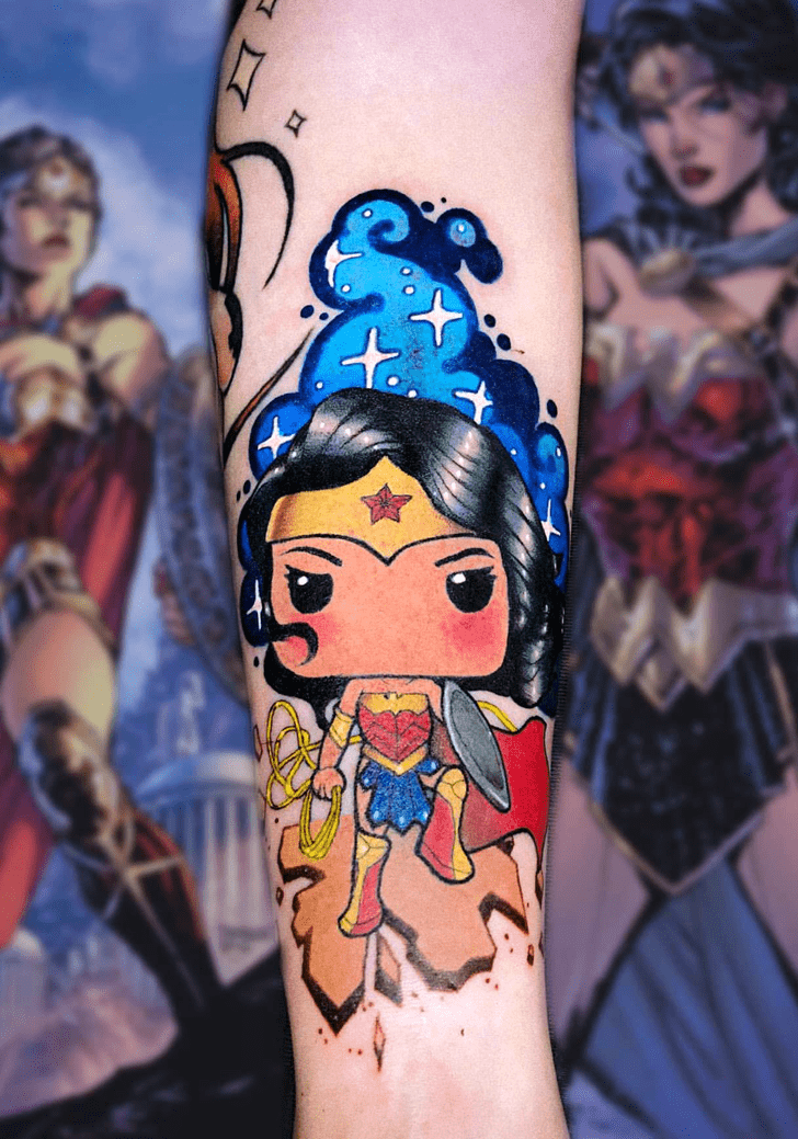 Wonder Woman Tattoo Design Image