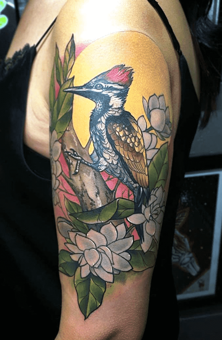Woodpecker Tattoo Photo