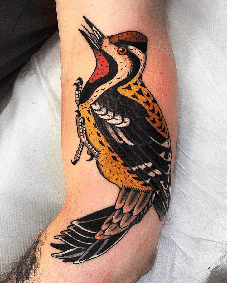 Woodpecker Tattoo Figure