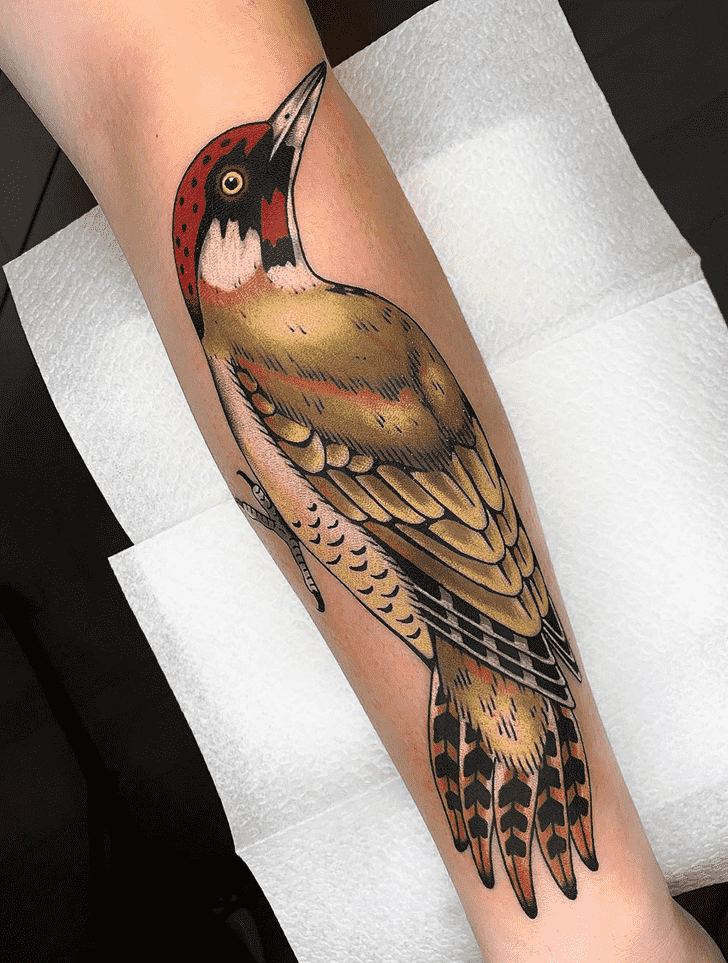 Woodpecker Tattoo Photograph