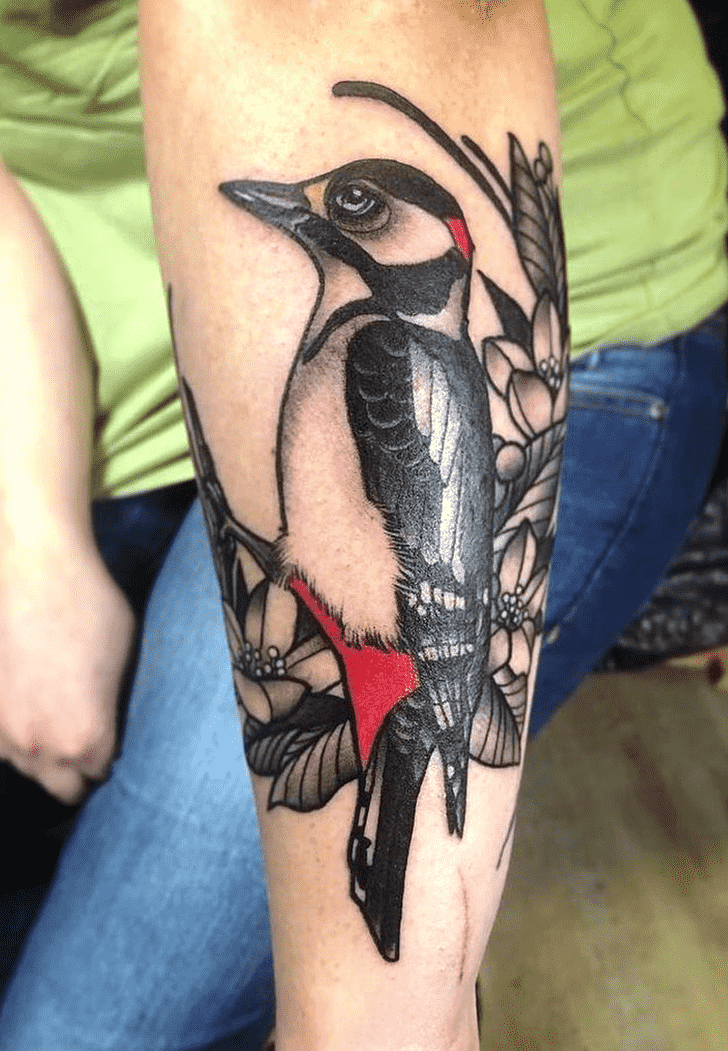 Woodpecker Tattoo Ink