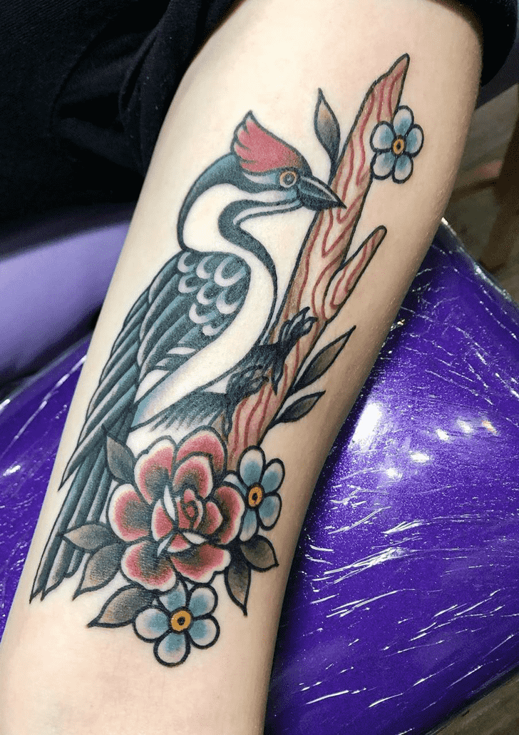 Woodpecker Tattoo Shot