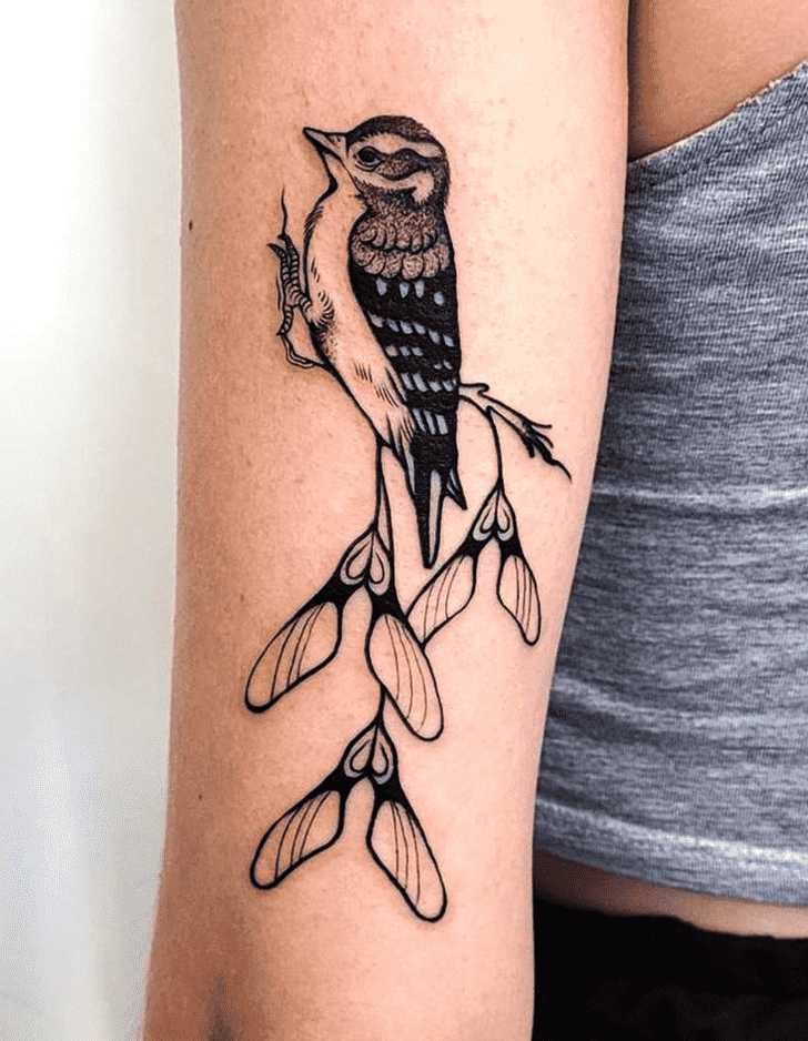 Woodpecker Tattoo Photo