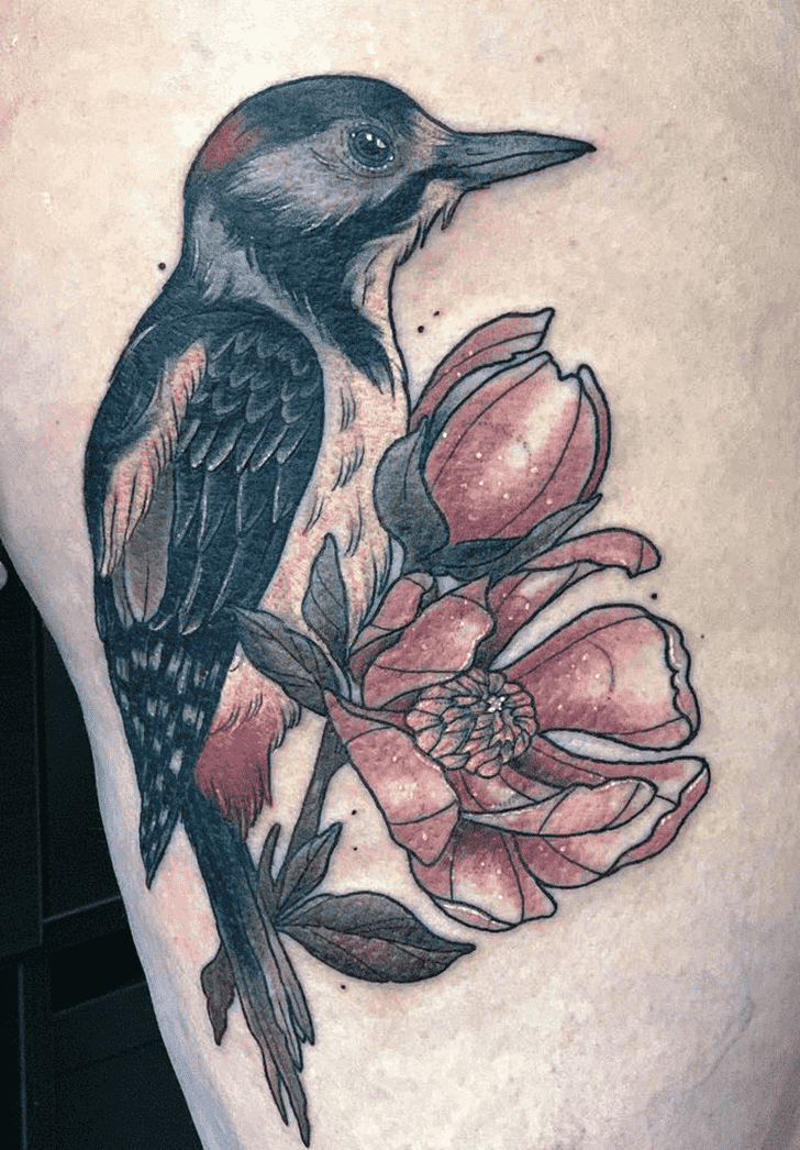 Woodpecker Tattoo Snapshot