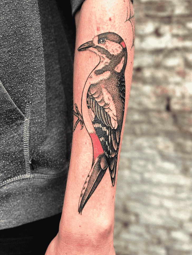 Woodpecker Tattoo Shot