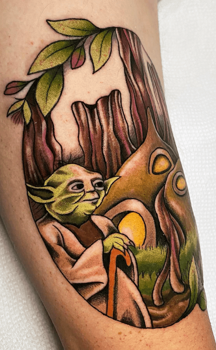 Yoda Tattoo Figure
