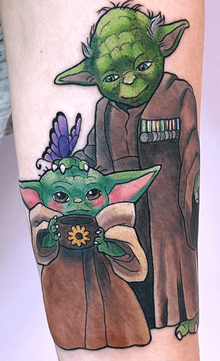 Yoda Tattoo Photograph