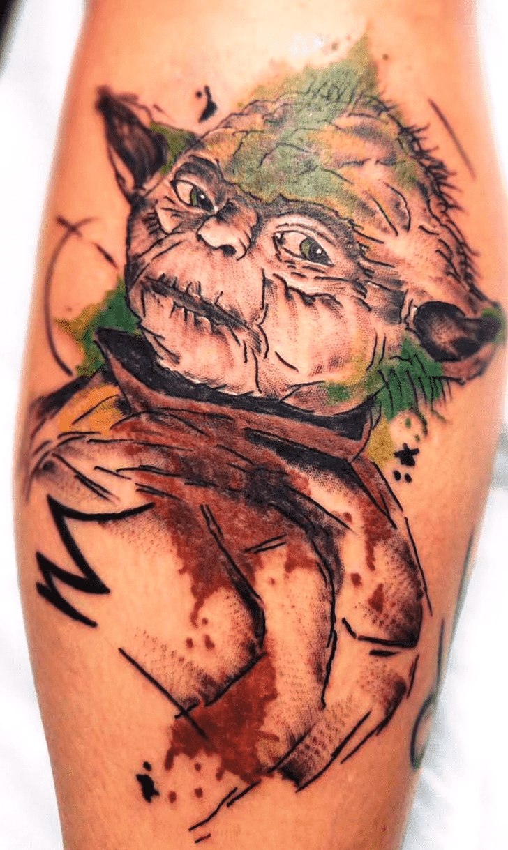 Yoda Tattoo Portrait