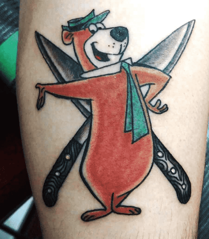 Yogi Bear Tattoo Photograph